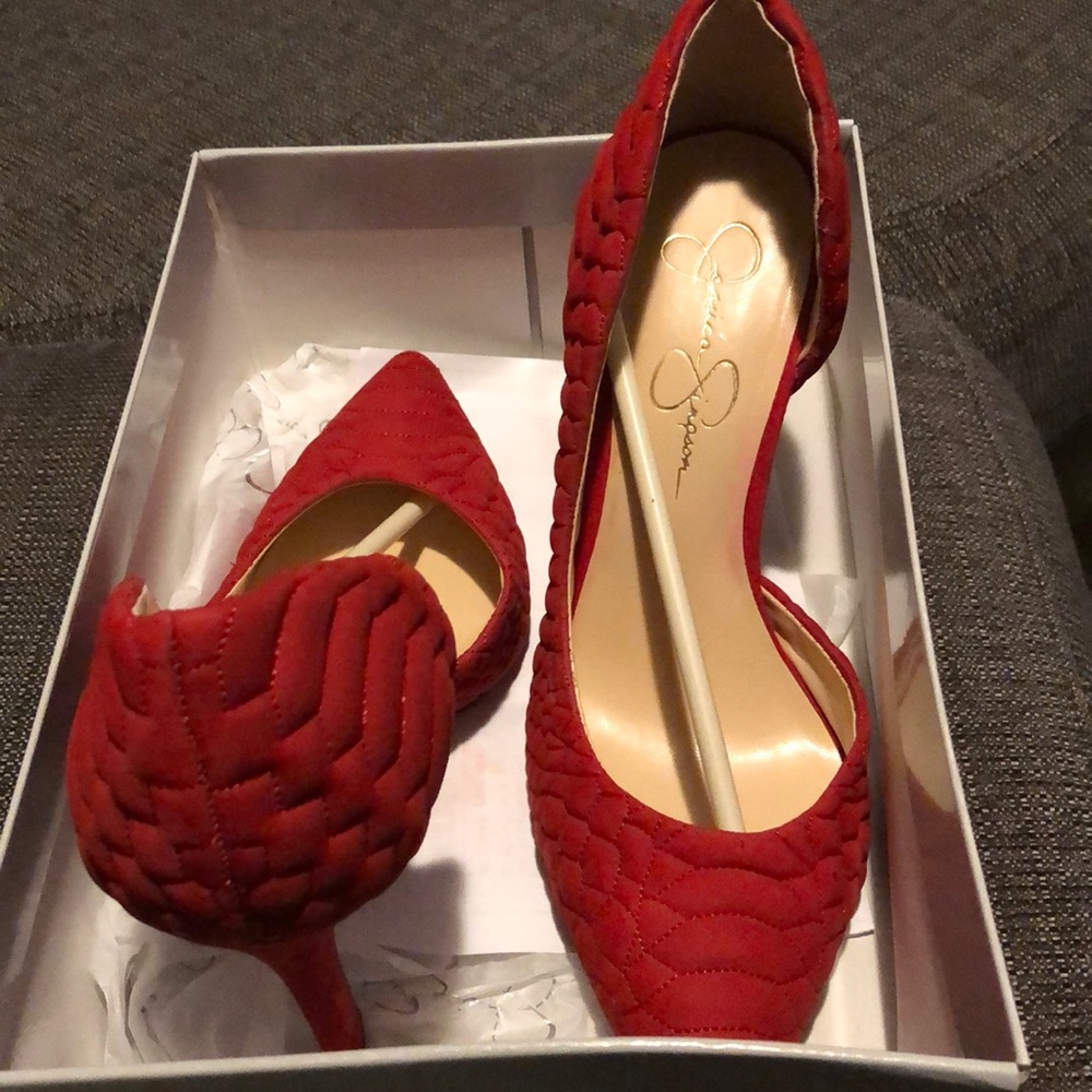 BRAND NEW Jessica Simpson Red “Caldas Pump”